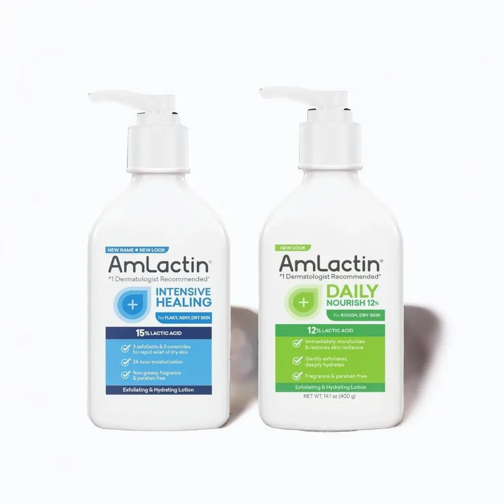 Amlactin Daily vs. Intensive Healing