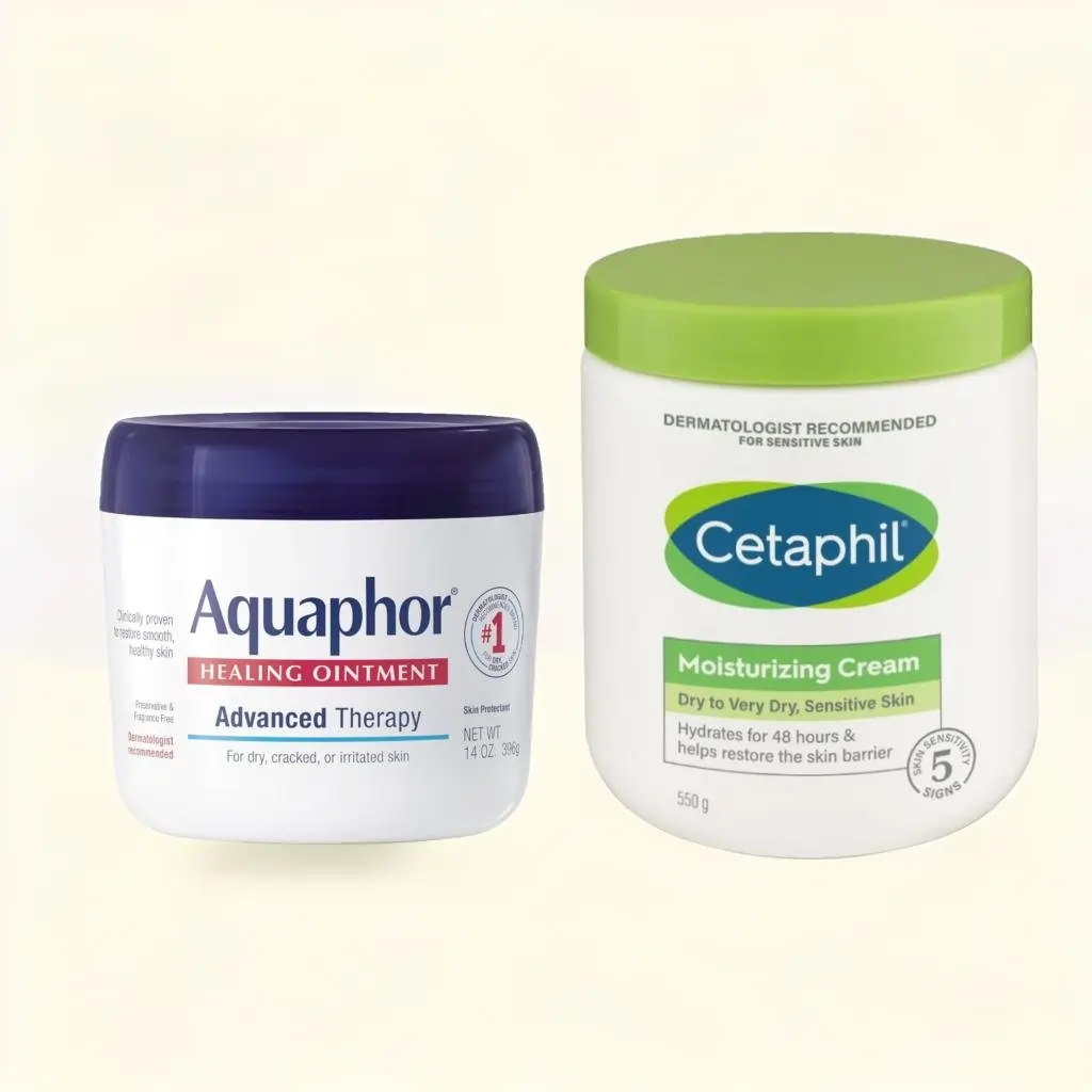 Aquaphor vs. Cetaphil