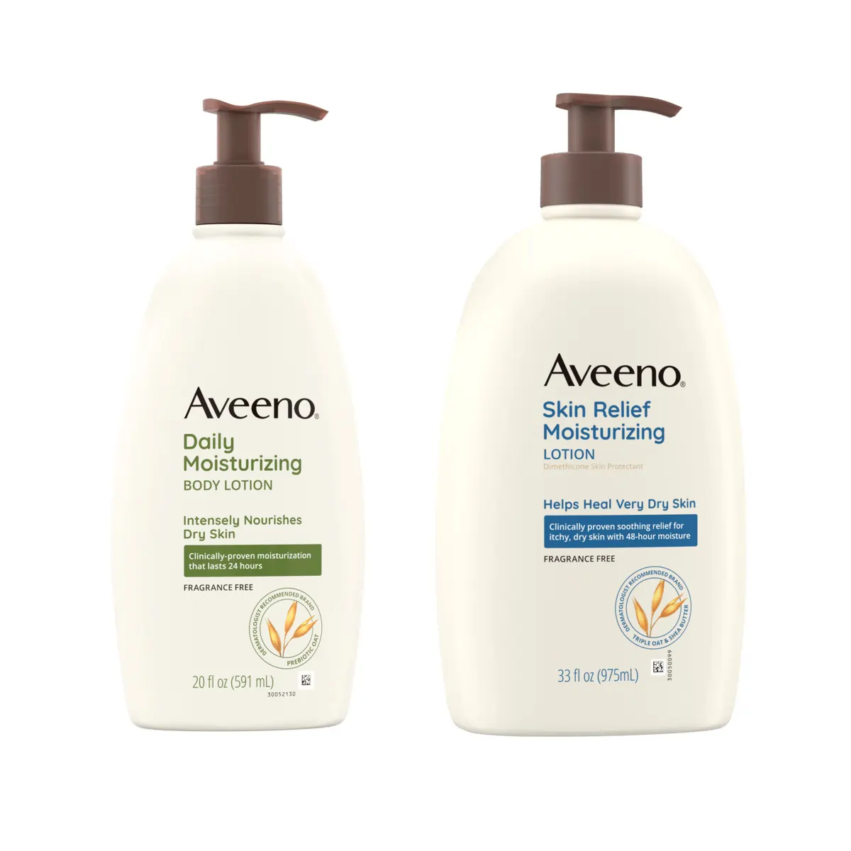 Aveeno Daily Moisturizing vs. Skin Relief