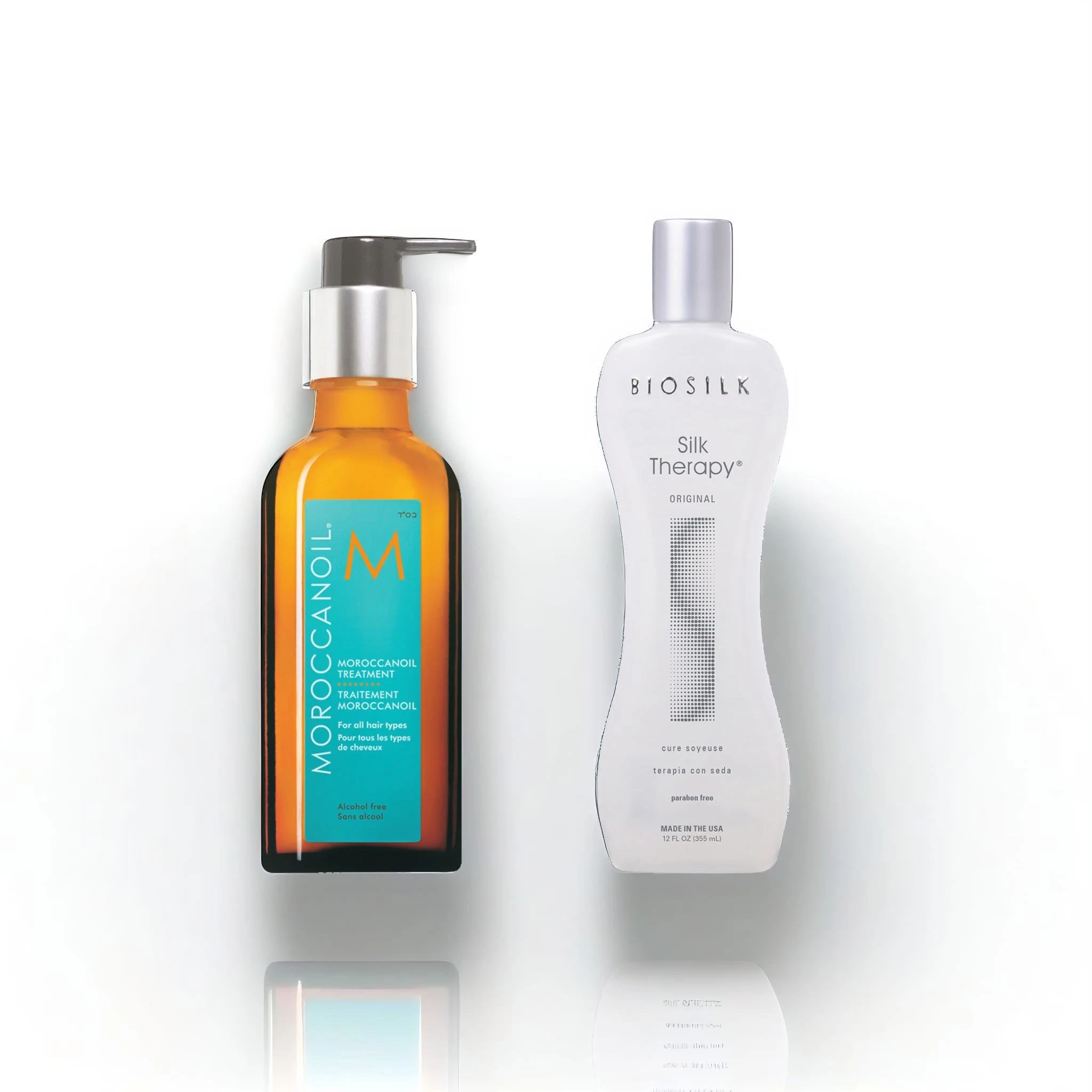 Biosilk vs. Moroccanoil