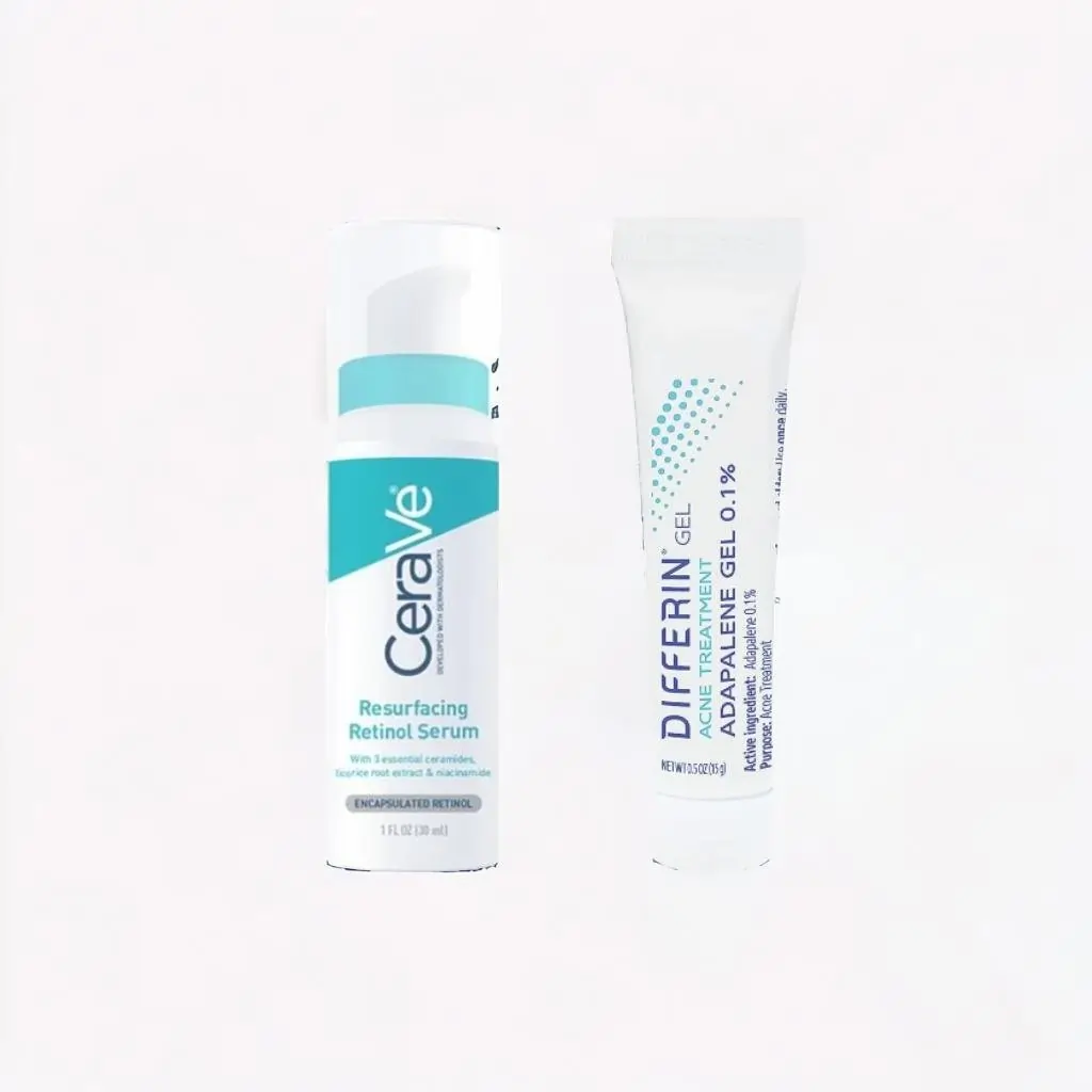 CeraVe Resurfacing Retinol Serum vs. Differin