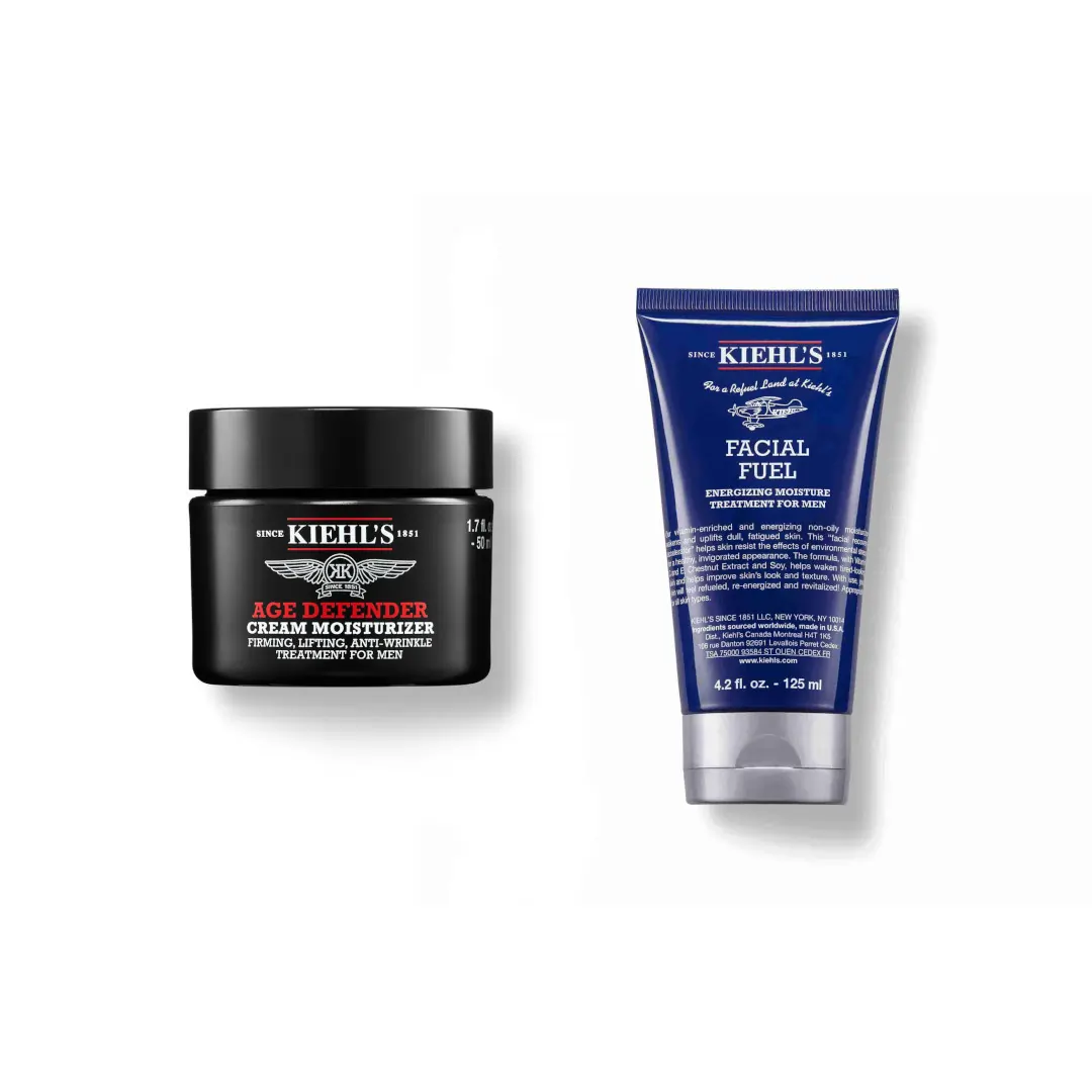 Kiehl's Age Defender vs. Facial Fuel