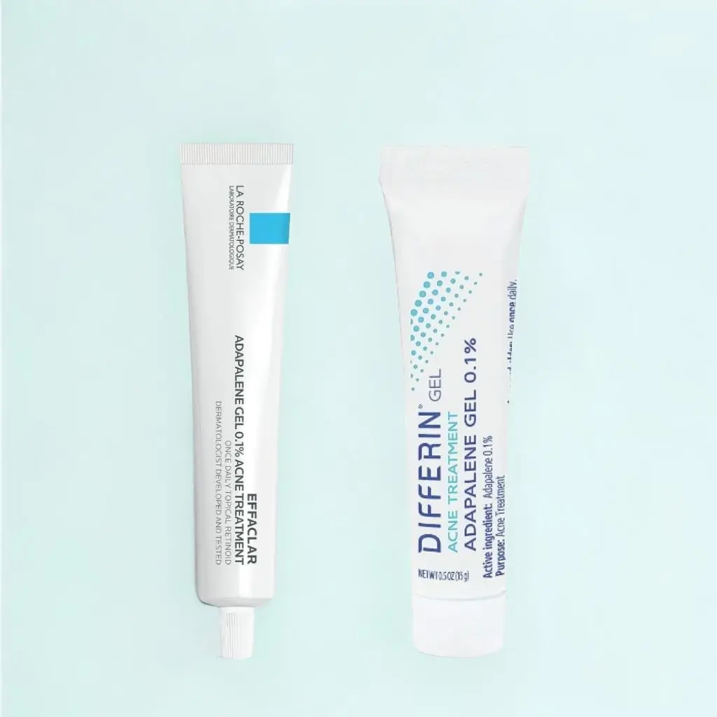 La Roche Posay Adapalene vs. Differin