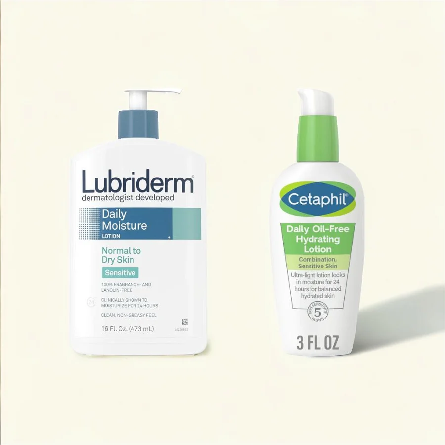Lubriderm vs. Cetaphil