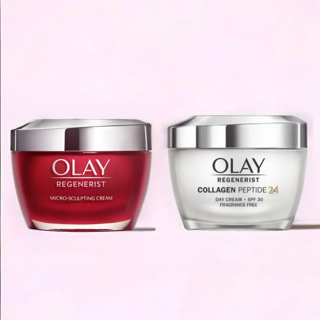 Olay Collagen Peptide 24 vs. Regenerist