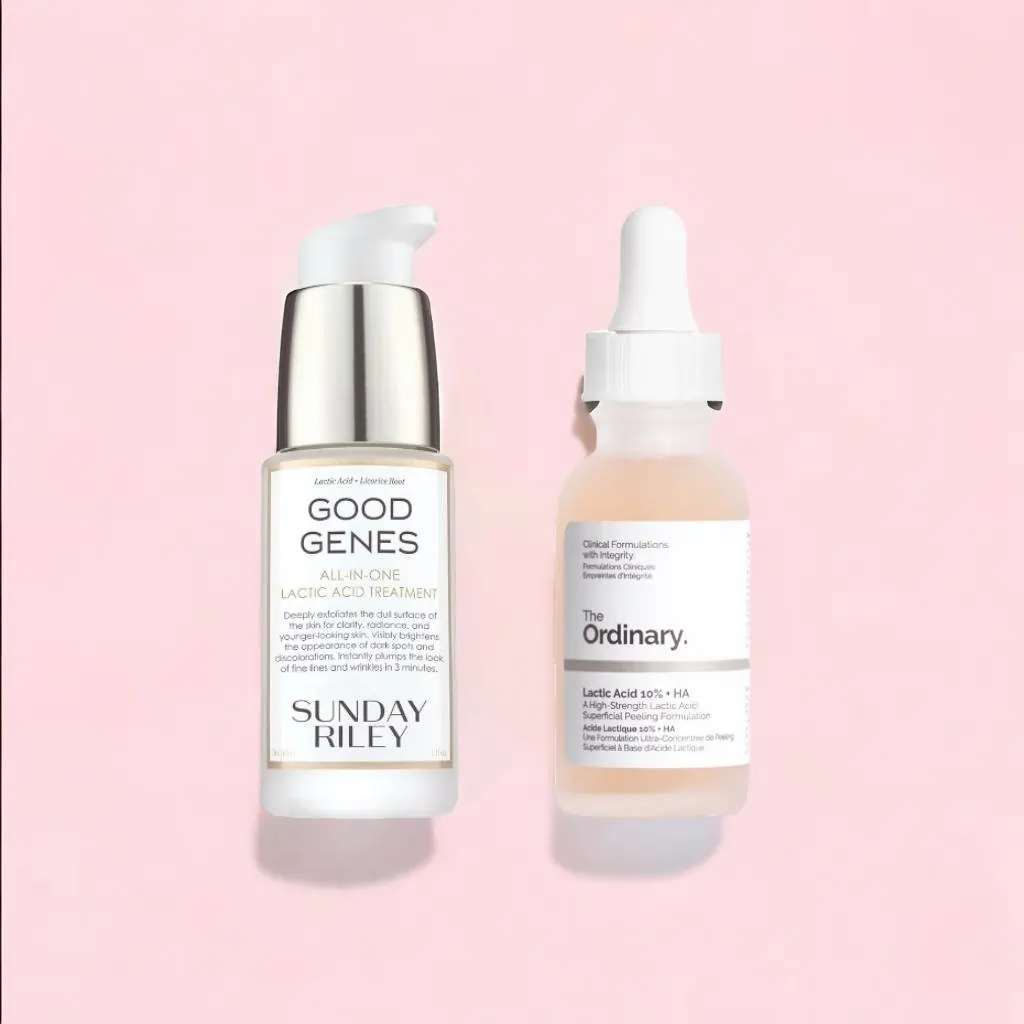 Sunday Riley Good Genes vs. The Ordinary Lactic Acid